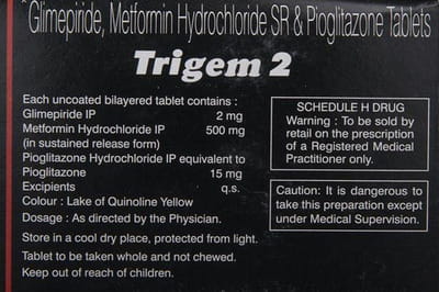 Trigem 2mg Strip Of 10 Tablets