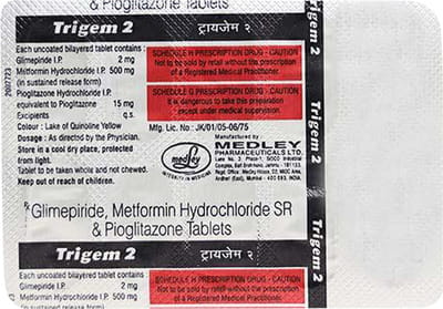 Trigem 2mg Strip Of 10 Tablets