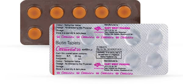 Cosmetin 20mg Strip Of 10 Tablets