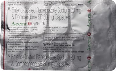 Acera D Strip Of 10 Capsules