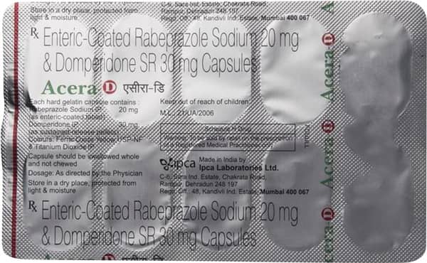 Acera D Strip Of 10 Capsules