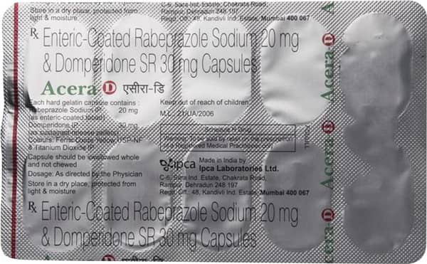 Acera D Strip Of 10 Capsules