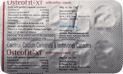 Osteofit Xt Strip Of 10 Capsules