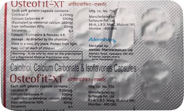 Osteofit Xt Strip Of 10 Capsules