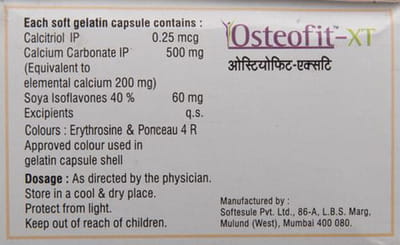 Osteofit Xt Strip Of 10 Capsules