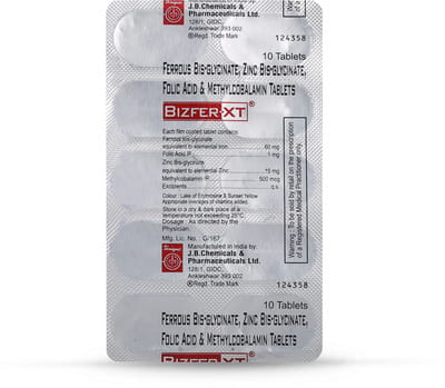 Bizfer Xt Strip Of 10 Tablets