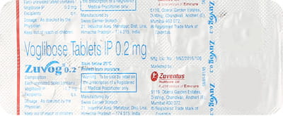 Zuvog 0.2mg Strip Of 10 Tablets