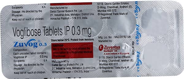 Zuvog 0.3Mg Strip Of 10 Tablets