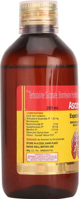 Ascoril Plus Bottle Of 200ml Expectorant
