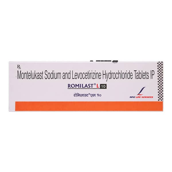 Romilast L 10Mg Strip Of 10 Tablets