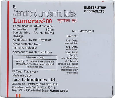 Lumerax 80mg Strip Of 6 Tablets