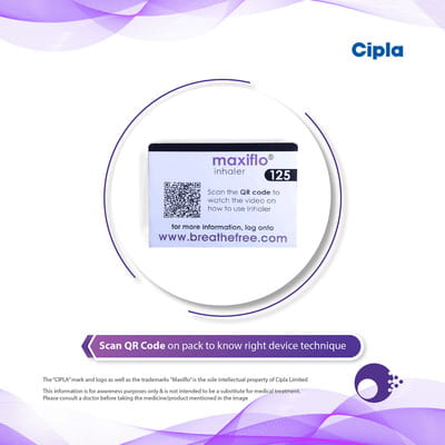 Maxiflo 125mcg Box Of 120md Metered Dose Inhaler
