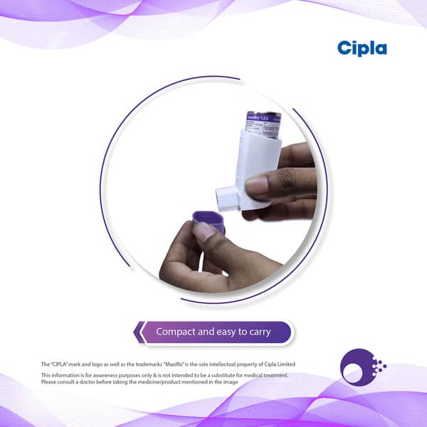 Maxiflo 125mcg Box Of 120md Metered Dose Inhaler