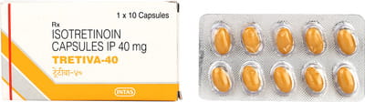 Tretiva 40mg Strip Of 10 Capsules