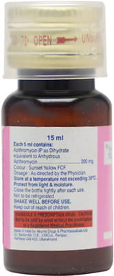 Azibest 200mg Bottle Of 15ml Syrup