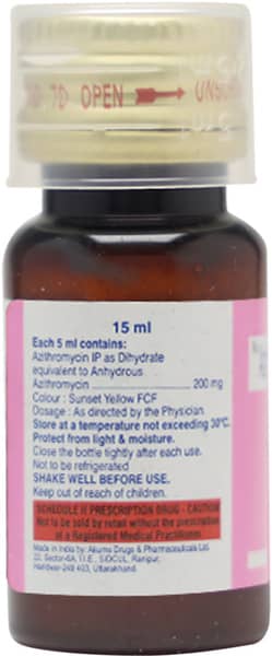 Azibest 200mg Bottle Of 15ml Syrup