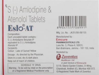 Eslo At 2.5mg Strip Of 10 Tablets