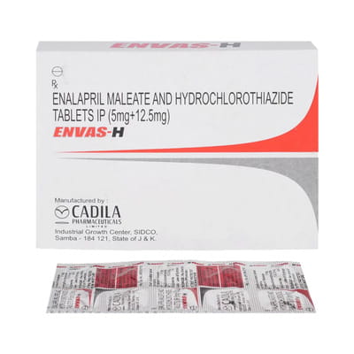 Envas H 10/12.5mg Strip Of 10 Tablets