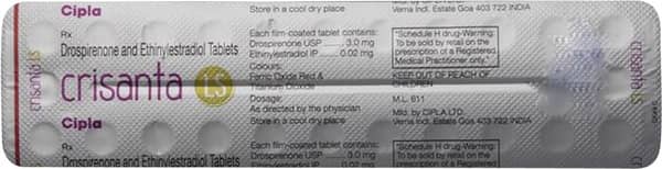 Crisanta Ls Strip Of 24 Tablets