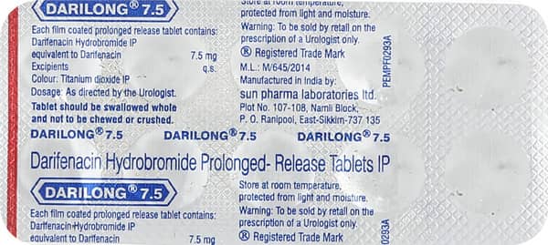 Darilong 7.5mg Strip Of 10 Tablets