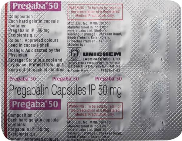 Pregaba 50 Capsule