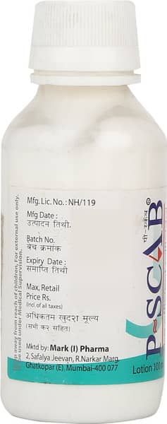 P Scab Bottle Of 100ml Lotion