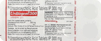Urdiogem 300mg Strip Of 10 Tablets