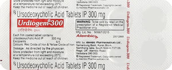 Urdiogem 300mg Strip Of 10 Tablets