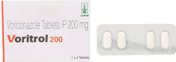 Voritrol 200mg Strip Of 4 Tablets