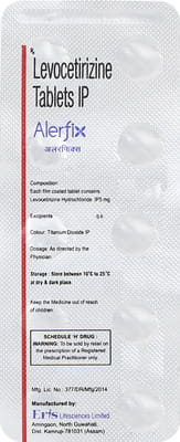 Alerfix 5mg Strip Of 10 Tablets
