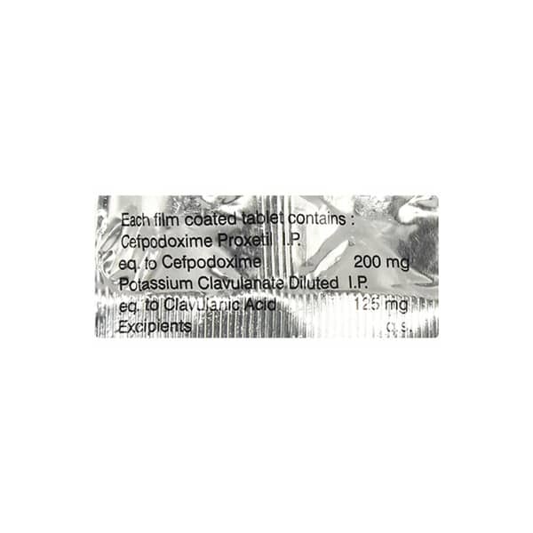 Cefoclav 200mg Strip Of 10 Tablets