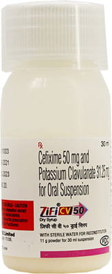 Zifi Cv 50gm Bottle Of 30ml Dry Syrup