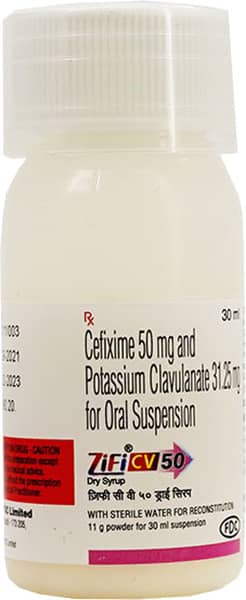 Zifi Cv 50gm Bottle Of 30ml Dry Syrup
