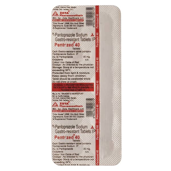 Pentozed 40Mg Strip Of 10 Tablets