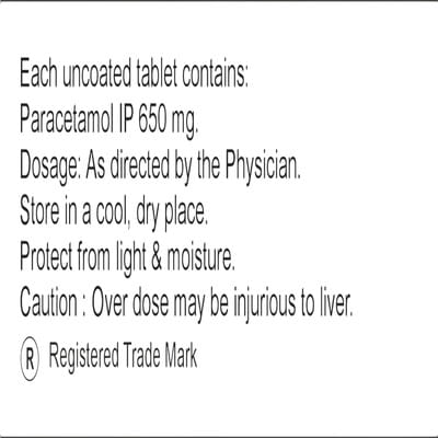 Regamol 650mg Strip Of 10 Tablets