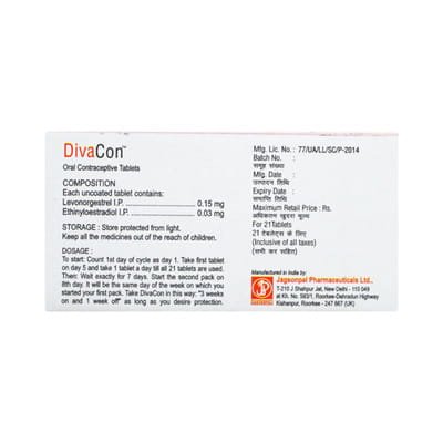 Divacon Strip Of 21 Tablets