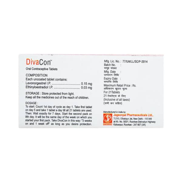 Divacon Strip Of 21 Tablets