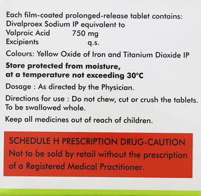 Divalprid Od 750mg Strip Of 10 Tablets