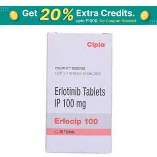 Erlocip 100Mg Bottle Of 30 Tablets