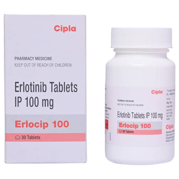 Erlocip 100mg Bottle Of 30 Tablets