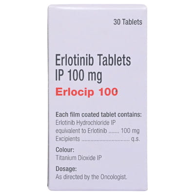 Erlocip 100mg Bottle Of 30 Tablets