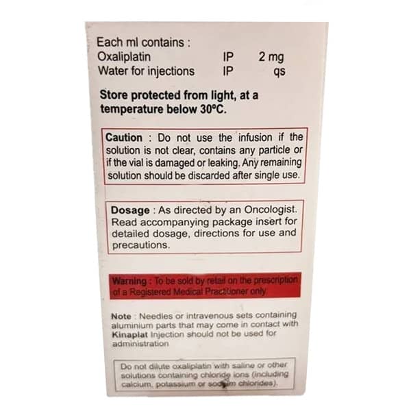 Kinaplat 100Mg Injection