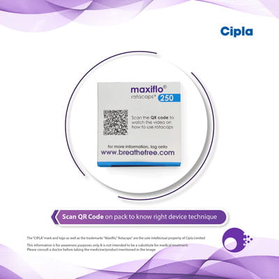 Maxiflo 250mcg Box Of 30 Rotacaps