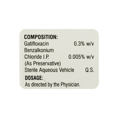 Engatt 0.3% Bottle Of 5ml Eye Drops