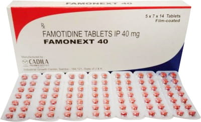 Famonext 40mg Strip Of 14 Tablets