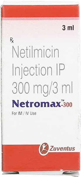 Netromax 300mg Vial Of 3ml Injection