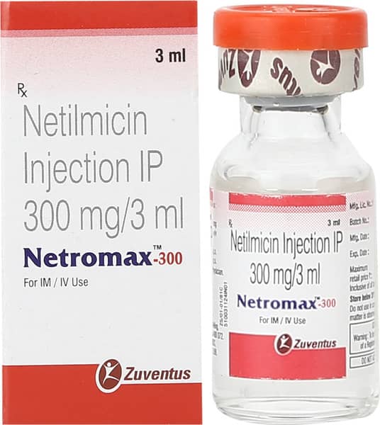 Netromax 300mg Vial Of 3ml Injection