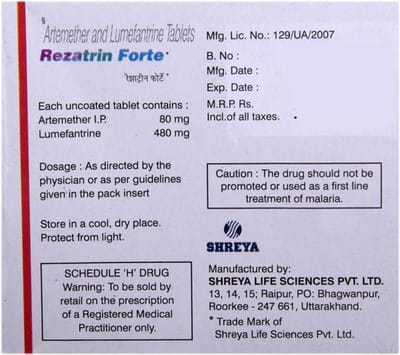 Rezatrin Forte Strip Of 6 Tablets