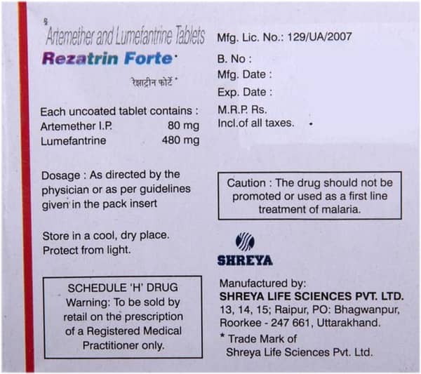 Rezatrin Forte Tablet