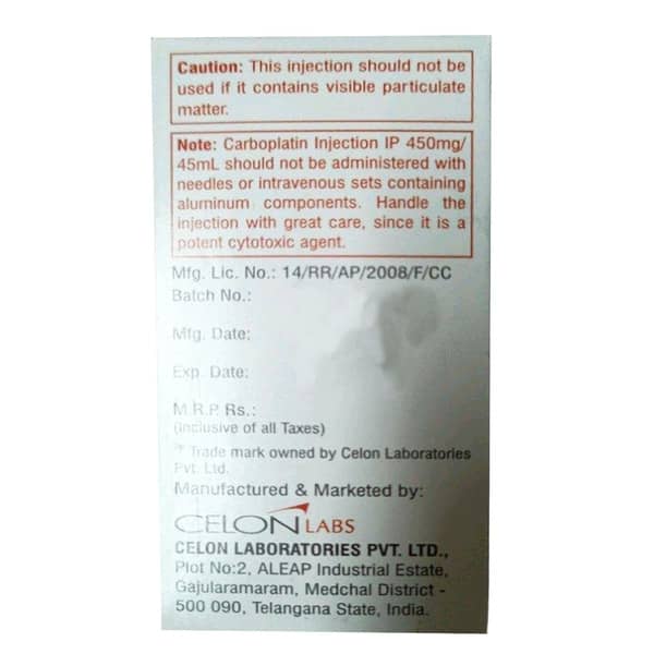Celcarb 450Mg Injection